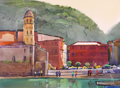 October Morning, Vernazza