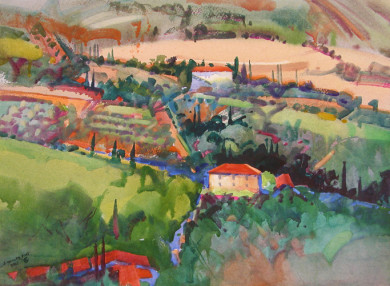 View of Field Patterns, Montepulciano View of Field Patterns, Montepulciano