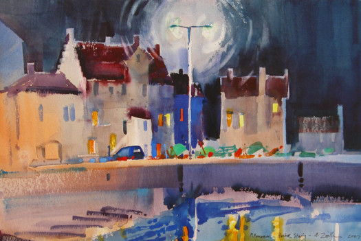 Study, Late Evening, The Gyles, Pittenweem Harbor Study, Late Evening, The Gyles, Pittenweem Harbor