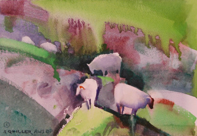 Highland Sheep Painting #1