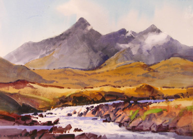 Isle of Skye, View of Cuillin Hills