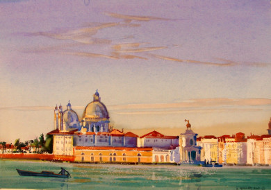 View of S. Maria della Salute from San Giorgio