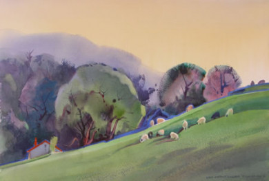 Pastoral Hillside by Grasmere Pastoral Hillside by Grasmere