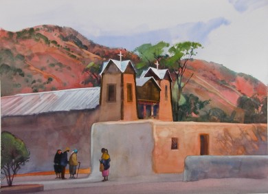 Church at Chimayo  20&quot; X 29&quot;