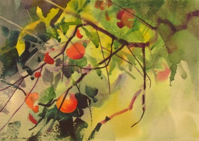 September Apples, Scotland 14&quot; X 10&quot;